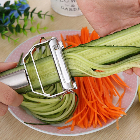 Stainless Steel Peeler Vegetable Cucumber Carrot Fruit Potato Double Planing Grater Planing Kitchen Accessories kitchen gadget