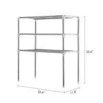 2-Tier/3-Tier Microwave Shelf Rack Kitchen Shelf Spice Organizer Kitchen Storage Rack Bathroom Organizer Shelf Book Shoes Shelve